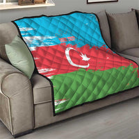 Personalized Azerbaijan Flag Style Quilt Azerbaijani Flag Day