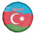 Personalized Azerbaijan Flag Style Spare Tire Cover Azerbaijani Flag Day