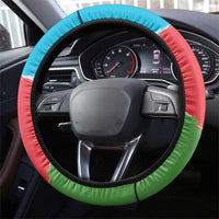 Azerbaijan Flag Style Steering Wheel Cover Azerbaijani Flag Day
