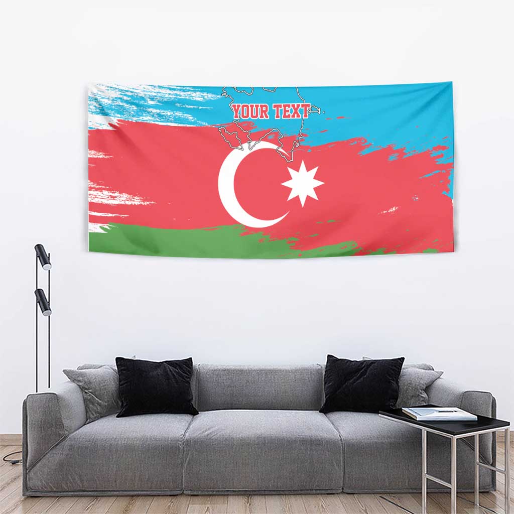 Personalized Azerbaijan Flag Style Tapestry Azerbaijani Flag Day