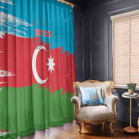 Personalized Azerbaijan Flag Style Window Curtain Azerbaijani Flag Day
