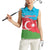 Personalized Azerbaijan Flag Style Women Sleeveless Polo Shirt Azerbaijani Flag Day