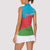 Personalized Azerbaijan Flag Style Women Sleeveless Polo Shirt Azerbaijani Flag Day