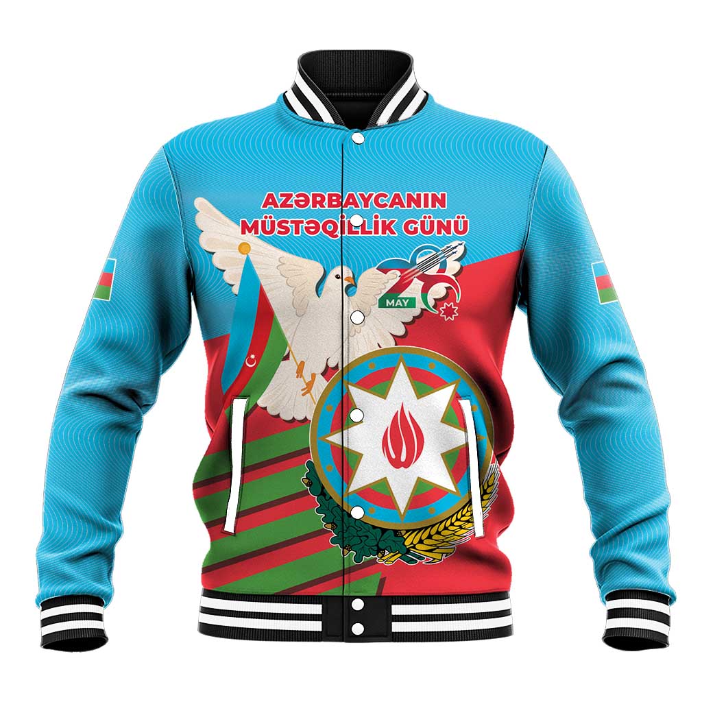Azerbaijan Independence Day Baseball Jacket Mustəqillik Gunu