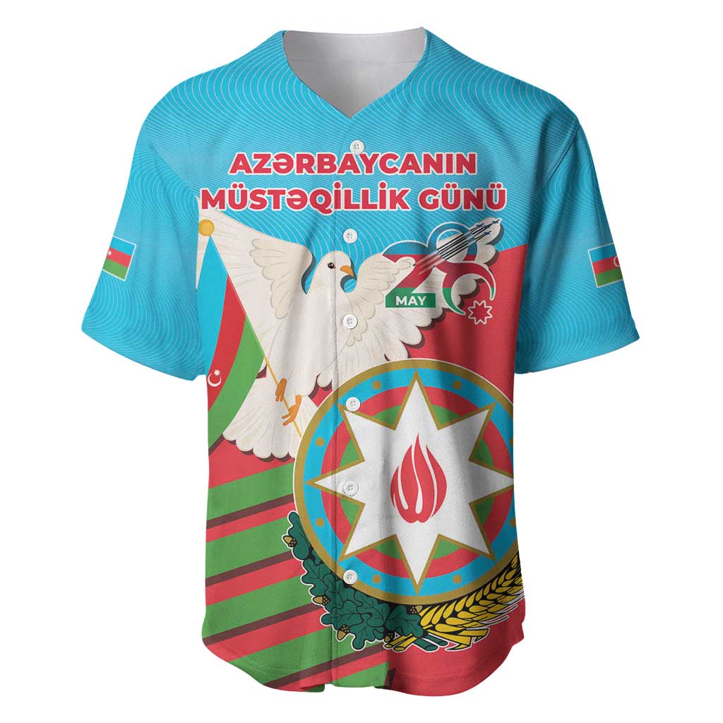 Azerbaijan Independence Day Baseball Jersey Mustəqillik Gunu