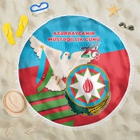 Azerbaijan Independence Day Beach Blanket Mustəqillik Gunu