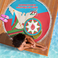 Azerbaijan Independence Day Beach Blanket Mustəqillik Gunu