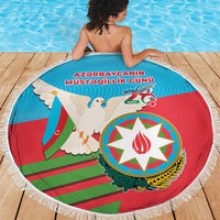 Azerbaijan Independence Day Beach Blanket Mustəqillik Gunu