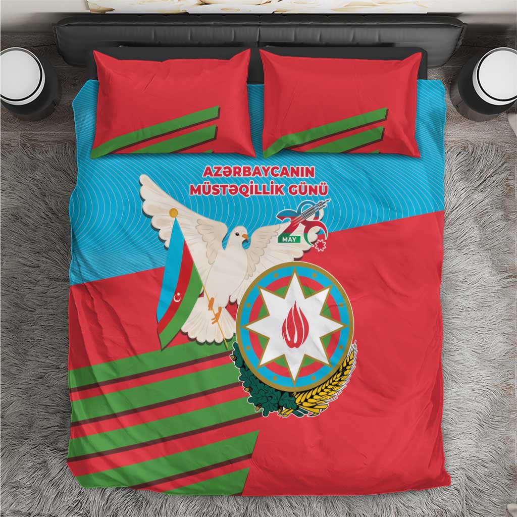 Azerbaijan Independence Day Bedding Set Mustəqillik Gunu