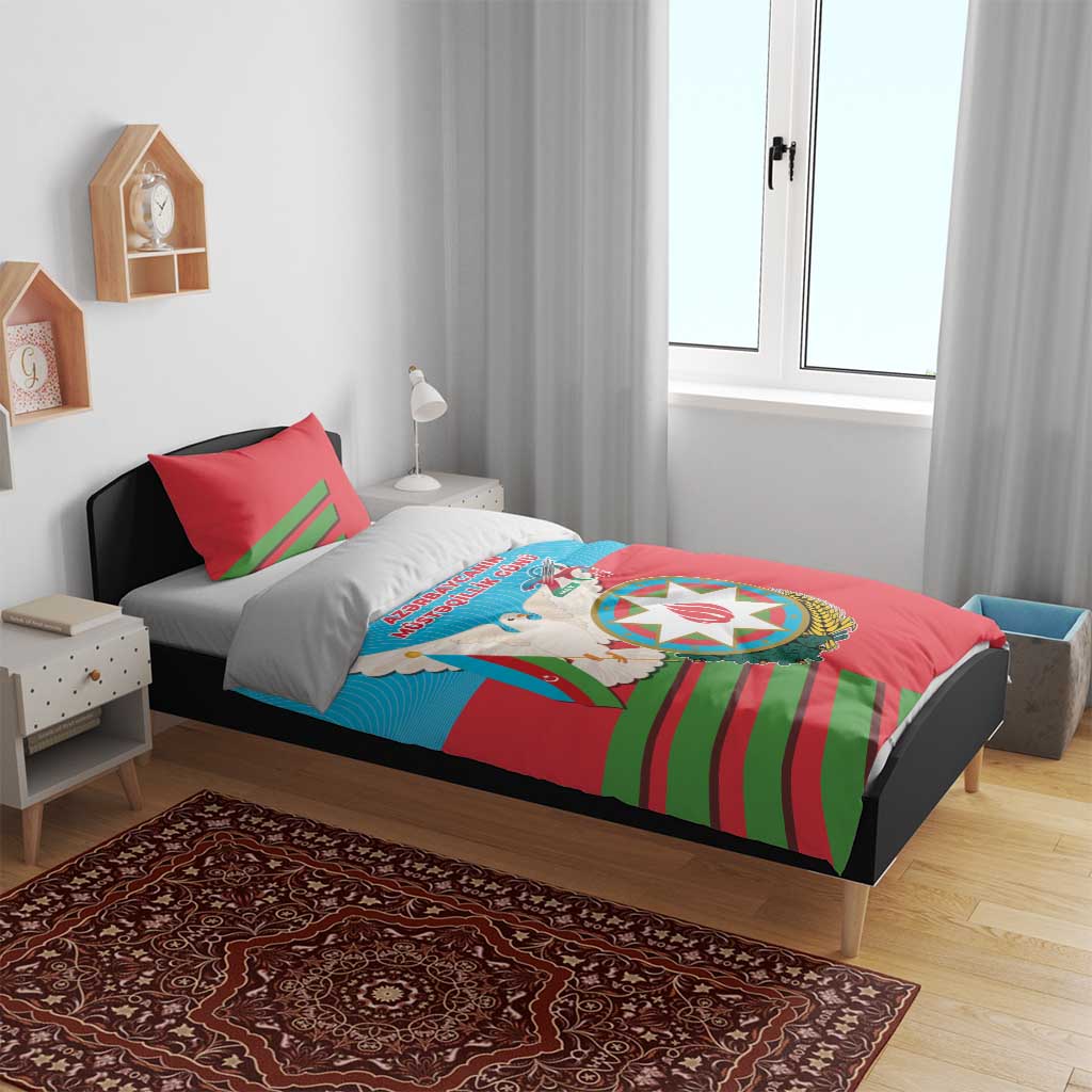 Azerbaijan Independence Day Bedding Set Mustəqillik Gunu