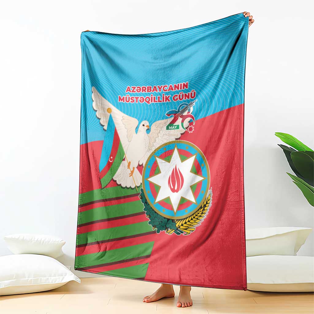 Azerbaijan Independence Day Blanket Mustəqillik Gunu