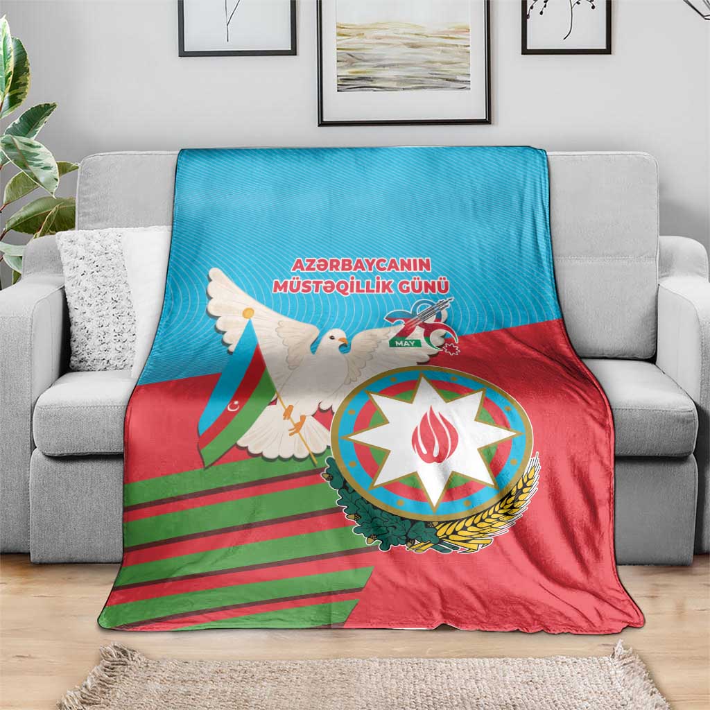 Azerbaijan Independence Day Blanket Mustəqillik Gunu