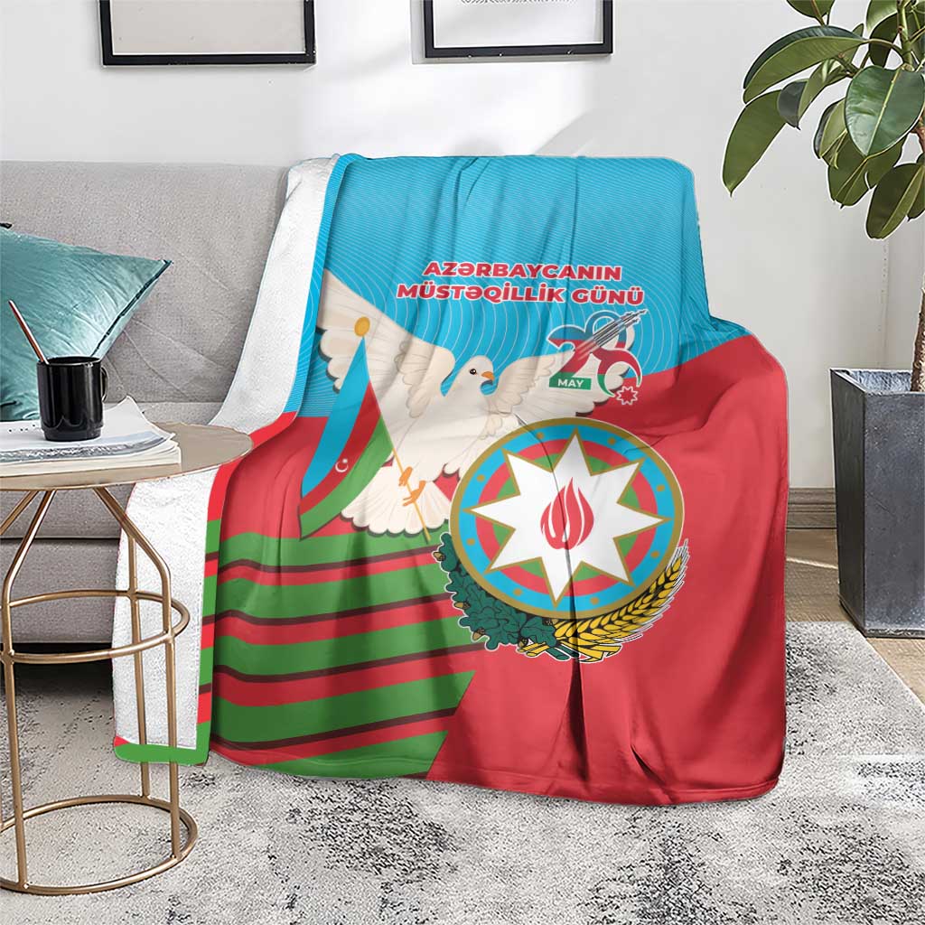 Azerbaijan Independence Day Blanket Mustəqillik Gunu