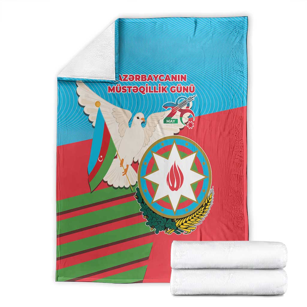 Azerbaijan Independence Day Blanket Mustəqillik Gunu