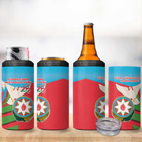 Azerbaijan Independence Day 4 in 1 Can Cooler Tumbler Mustəqillik Gunu