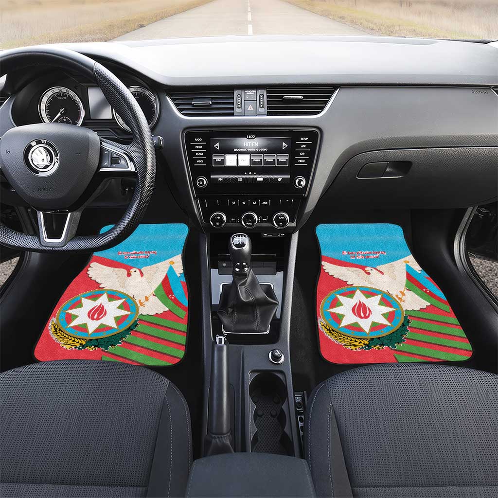 Azerbaijan Independence Day Car Mats Mustəqillik Gunu