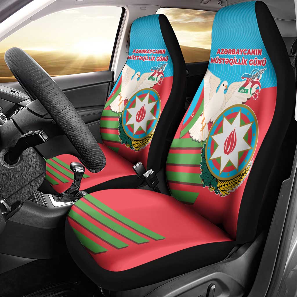 Azerbaijan Independence Day Car Seat Cover Mustəqillik Gunu
