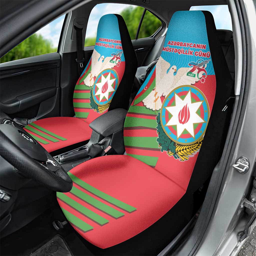 Azerbaijan Independence Day Car Seat Cover Mustəqillik Gunu