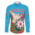 Azerbaijan Independence Day Family Matching Long Sleeve Bodycon Dress and Hawaiian Shirt Mustəqillik Gunu