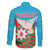 Azerbaijan Independence Day Family Matching Long Sleeve Bodycon Dress and Hawaiian Shirt Mustəqillik Gunu