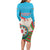Azerbaijan Independence Day Family Matching Long Sleeve Bodycon Dress and Hawaiian Shirt Mustəqillik Gunu