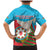 Azerbaijan Independence Day Family Matching Mermaid Dress and Hawaiian Shirt Mustəqillik Gunu