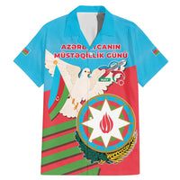 Azerbaijan Independence Day Family Matching Mermaid Dress and Hawaiian Shirt Mustəqillik Gunu