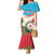 Azerbaijan Independence Day Family Matching Mermaid Dress and Hawaiian Shirt Mustəqillik Gunu