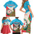 Azerbaijan Independence Day Family Matching Short Sleeve Bodycon Dress and Hawaiian Shirt Mustəqillik Gunu