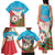 Azerbaijan Independence Day Family Matching Tank Maxi Dress and Hawaiian Shirt Mustəqillik Gunu