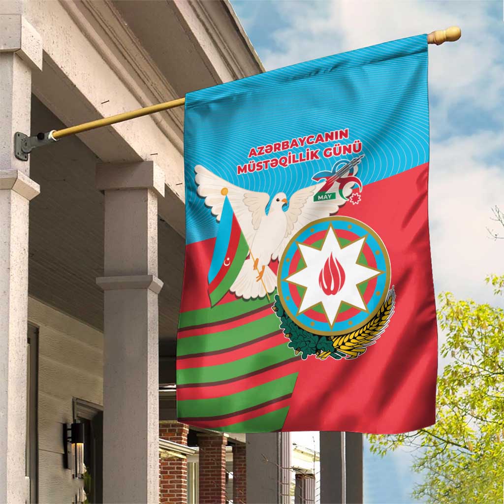Azerbaijan Independence Day Garden Flag Mustəqillik Gunu