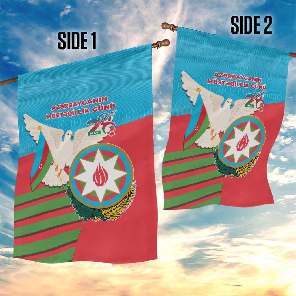 Azerbaijan Independence Day Garden Flag Mustəqillik Gunu