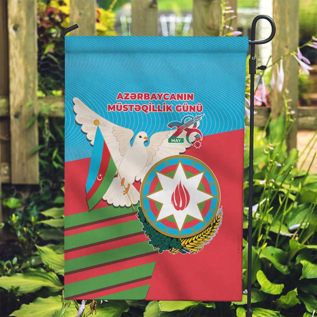 Azerbaijan Independence Day Garden Flag Mustəqillik Gunu