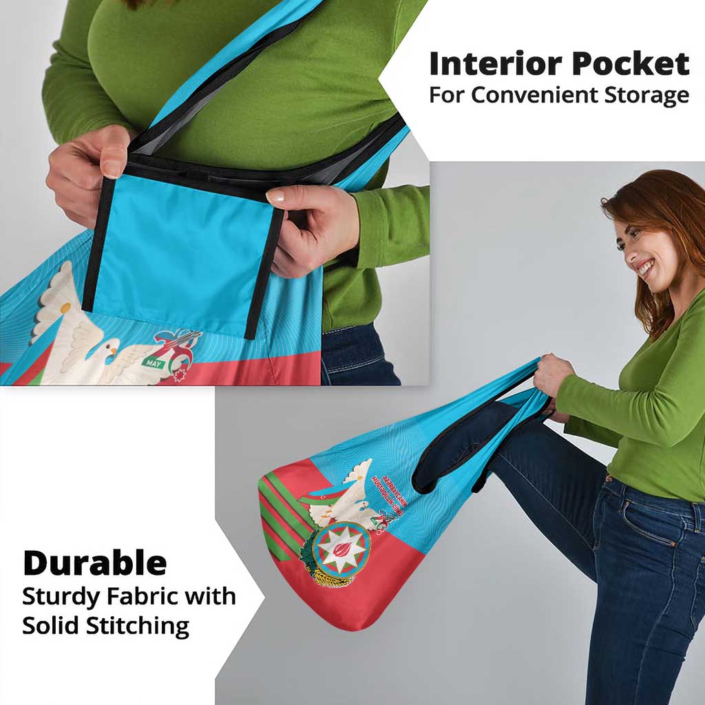 Azerbaijan Independence Day Grocery Bag Mustəqillik Gunu
