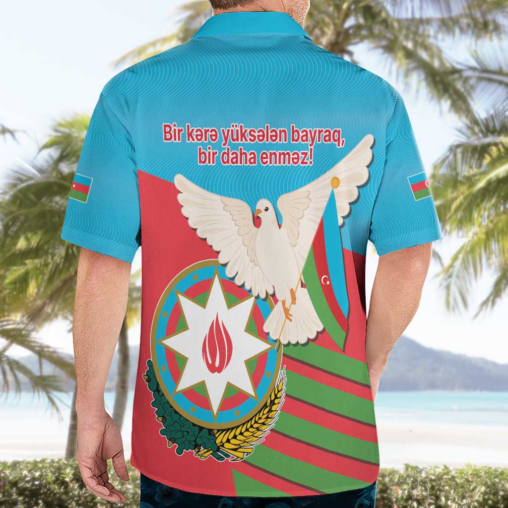 Azerbaijan Independence Day Hawaiian Shirt Mustəqillik Gunu