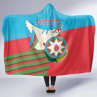 Azerbaijan Independence Day Hooded Blanket Mustəqillik Gunu