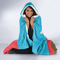 Azerbaijan Independence Day Hooded Blanket Mustəqillik Gunu