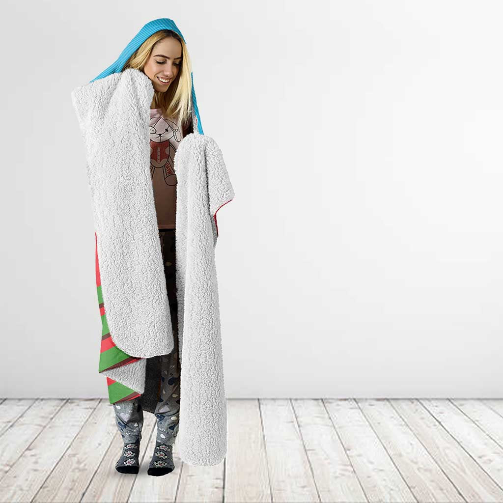 Azerbaijan Independence Day Hooded Blanket Mustəqillik Gunu