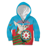 Azerbaijan Independence Day Kid Hoodie Mustəqillik Gunu