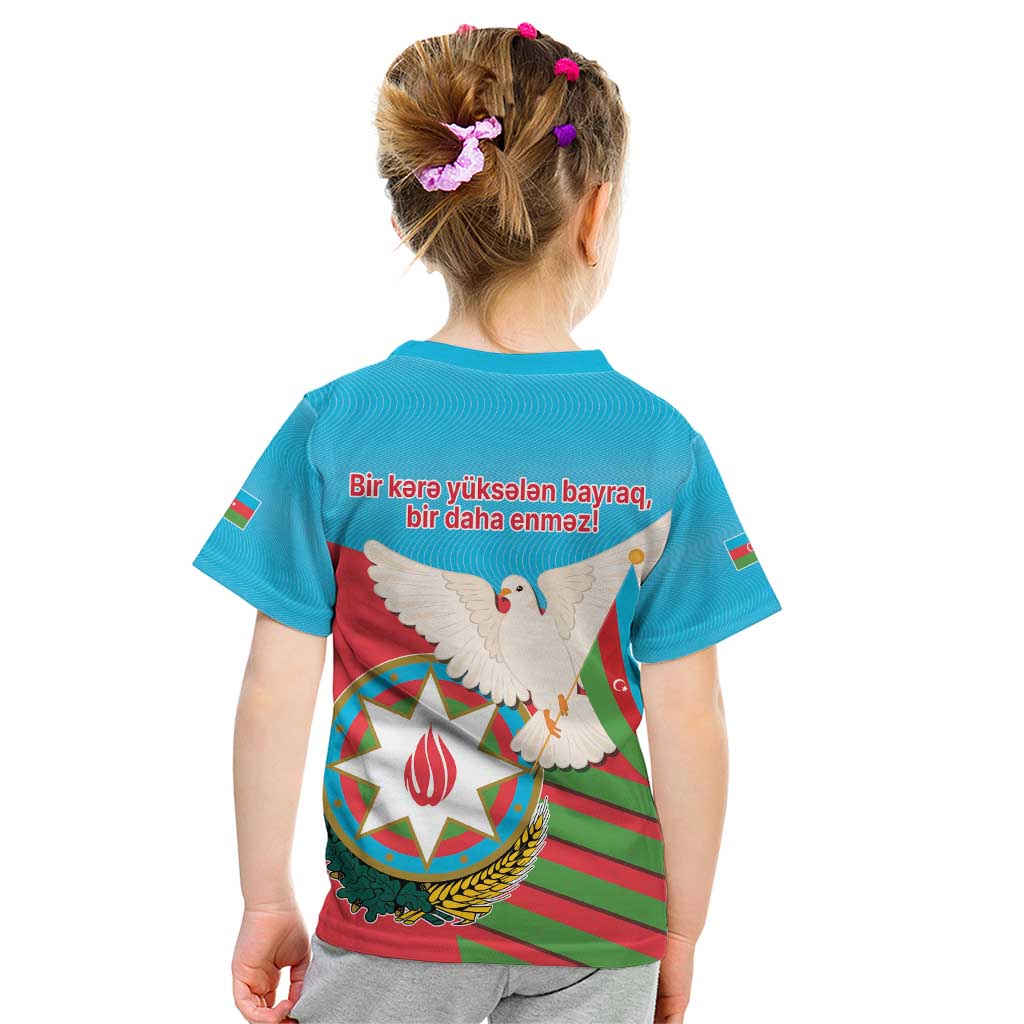 Azerbaijan Independence Day Kid T Shirt Mustəqillik Gunu