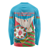 Azerbaijan Independence Day Long Sleeve Shirt Mustəqillik Gunu
