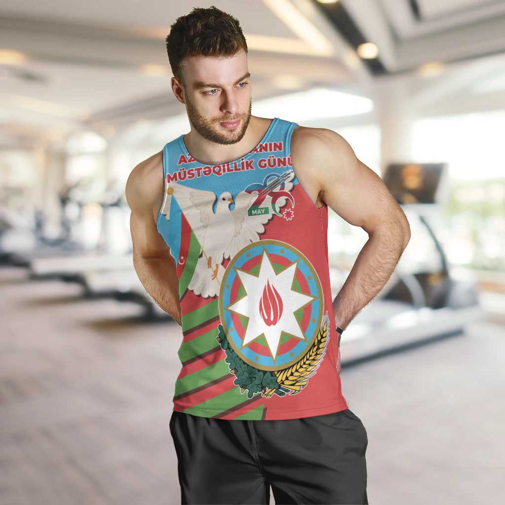 Azerbaijan Independence Day Men Tank Top Mustəqillik Gunu