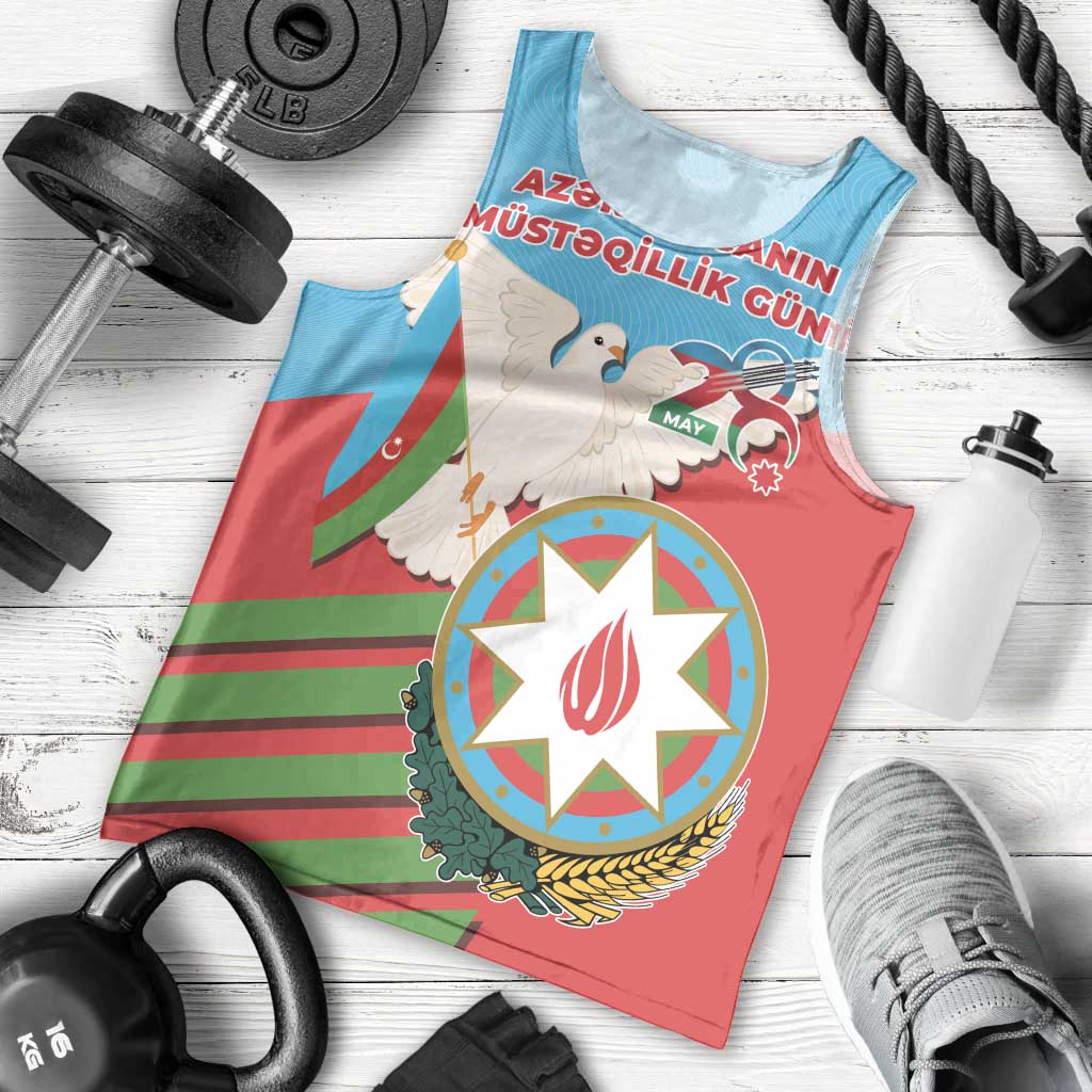 Azerbaijan Independence Day Men Tank Top Mustəqillik Gunu