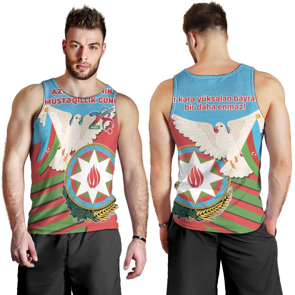Azerbaijan Independence Day Men Tank Top Mustəqillik Gunu
