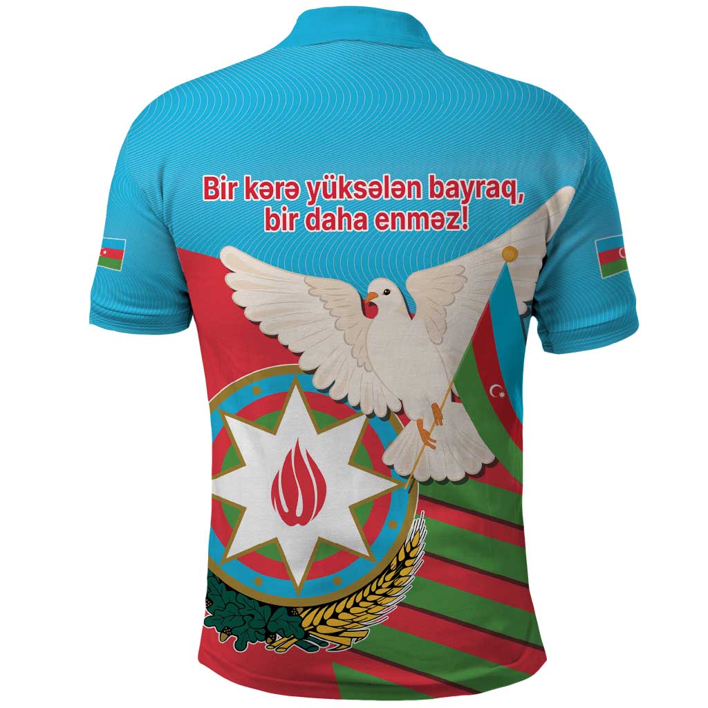 Azerbaijan Independence Day Polo Shirt Mustəqillik Gunu