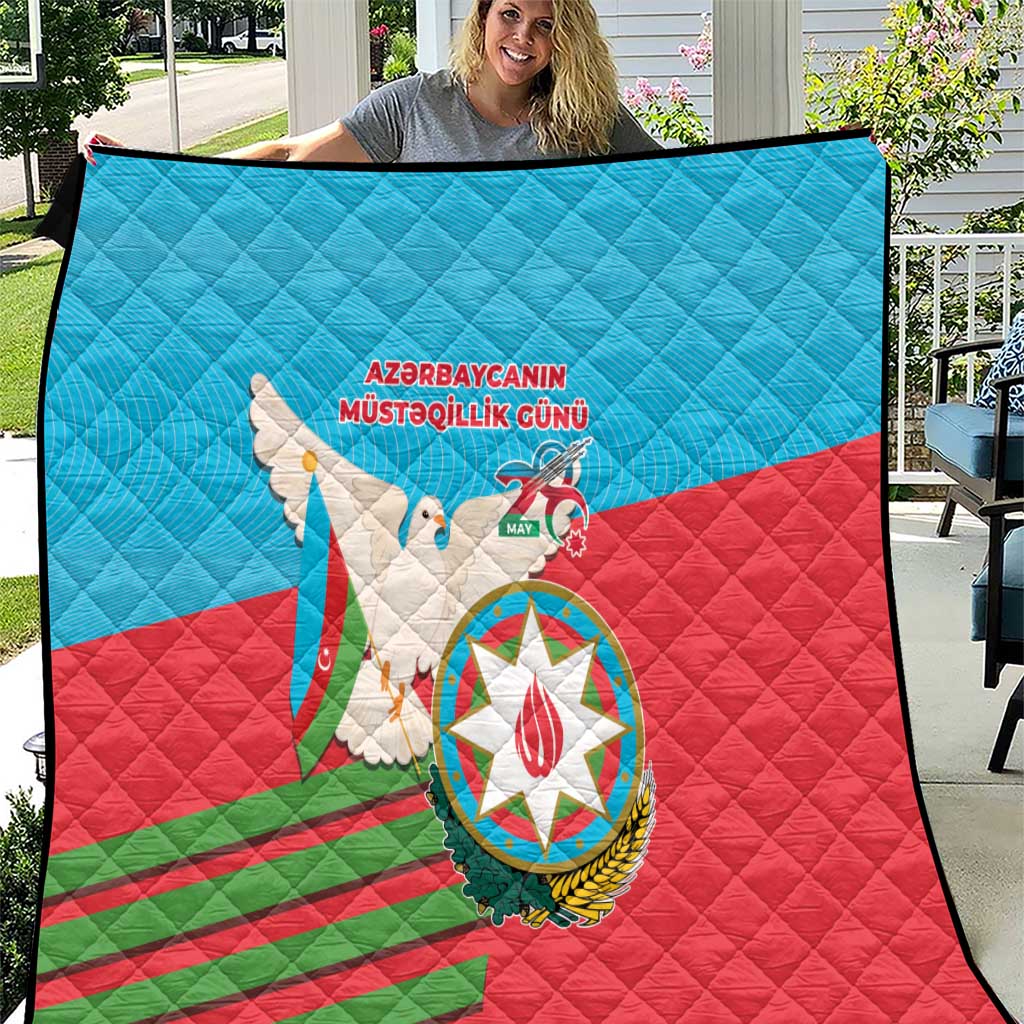 Azerbaijan Independence Day Quilt Mustəqillik Gunu