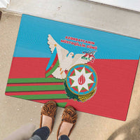 Azerbaijan Independence Day Rubber Doormat Mustəqillik Gunu