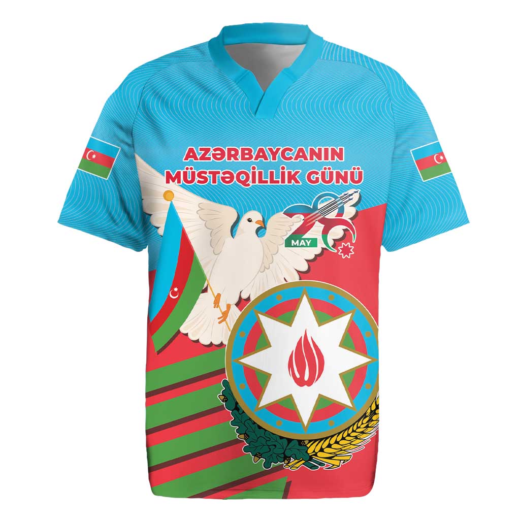 Azerbaijan Independence Day Rugby Jersey Mustəqillik Gunu