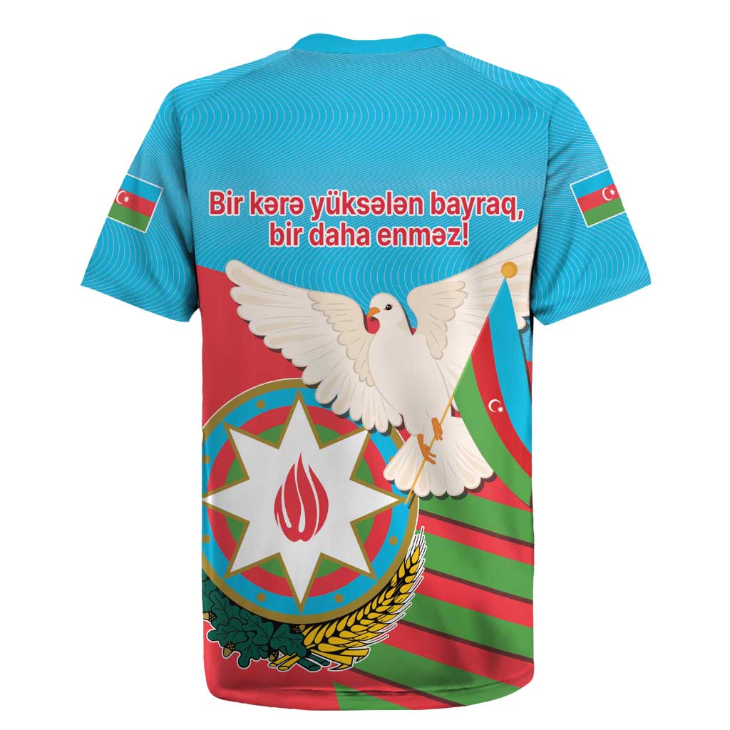 Azerbaijan Independence Day Rugby Jersey Mustəqillik Gunu
