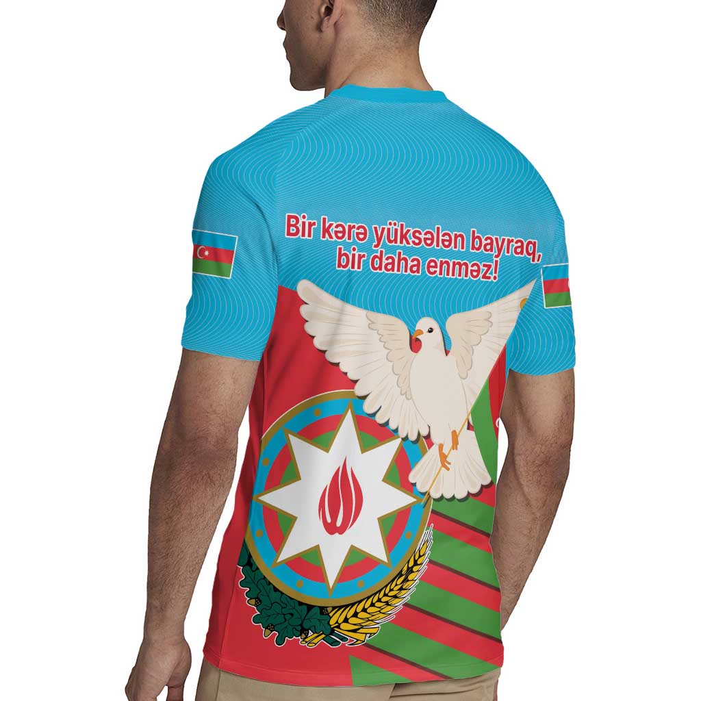 Azerbaijan Independence Day Rugby Jersey Mustəqillik Gunu